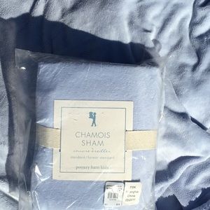 Pottery Barn Kids Chamois Powder Blue,Twin